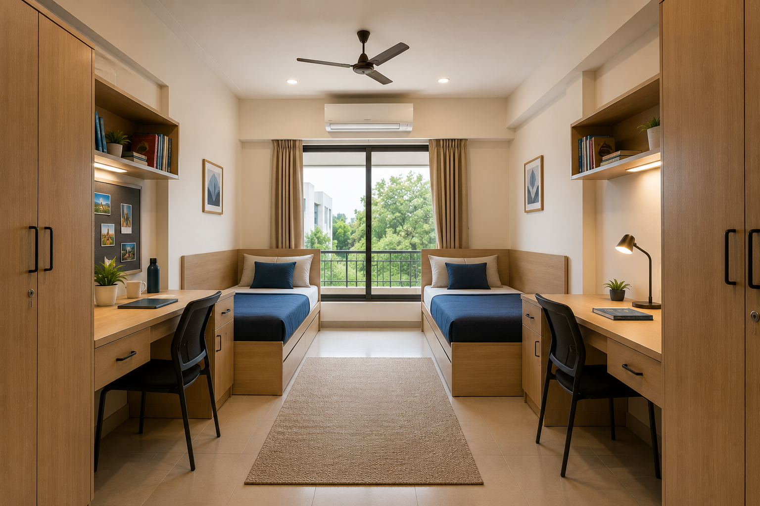 Separate Hostels for Boys and Girls